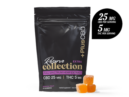Reserve Extra CBD Gummies 25mg CBD | 5mg THC 10ct